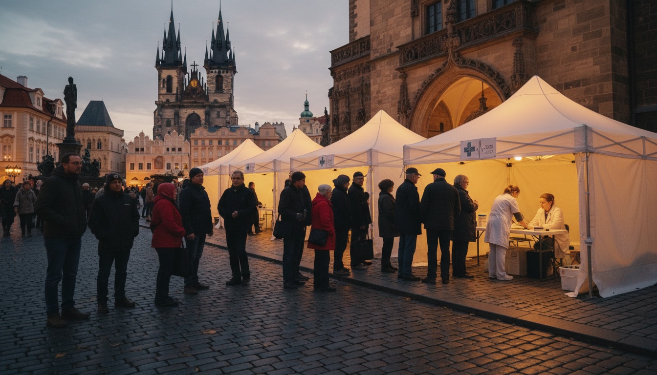 Blesk Ordinace 2026: Zdarma vyšetření na pěti českých náměstích. Neopomeňte si nechat zkontrolovat tlak a cukr