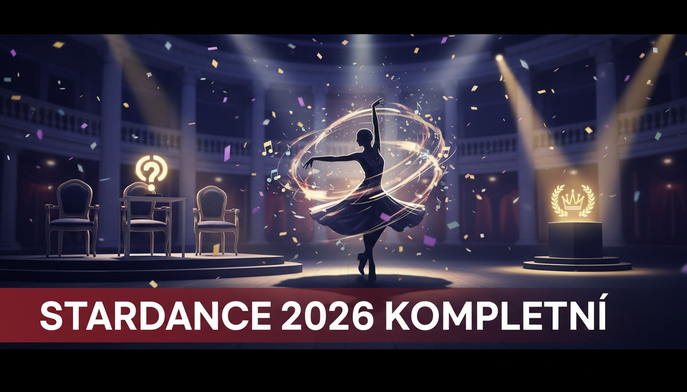 StarDance 2026: Kompletní obsazení čtrnácté řady je známo. Dyk favorit, Burkiewiczová novou tváří poroty